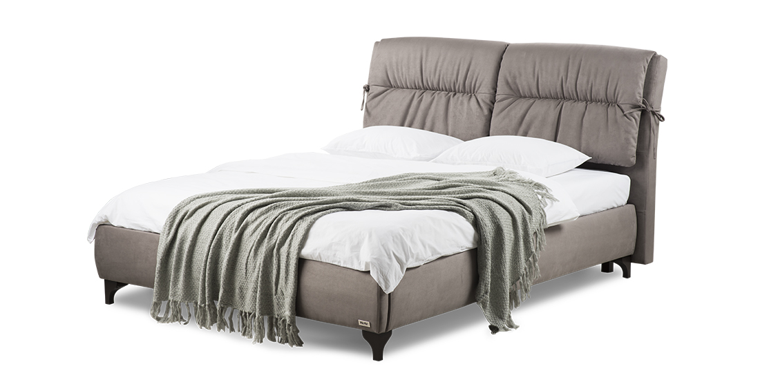 Photo - Milana 180x200 bed with high legs and a niche for linen