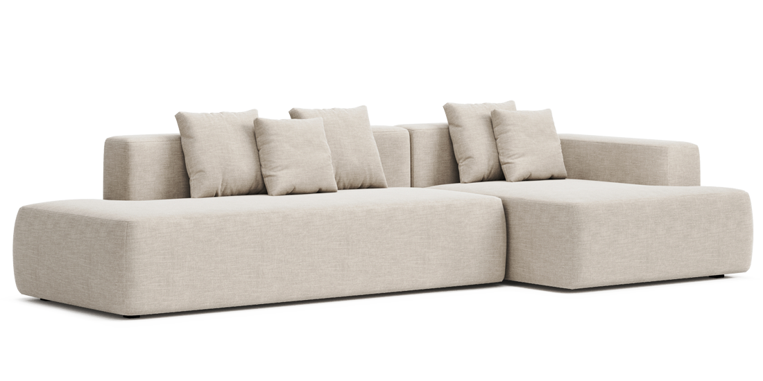 Photo - Fosti L-shape sofa-bed