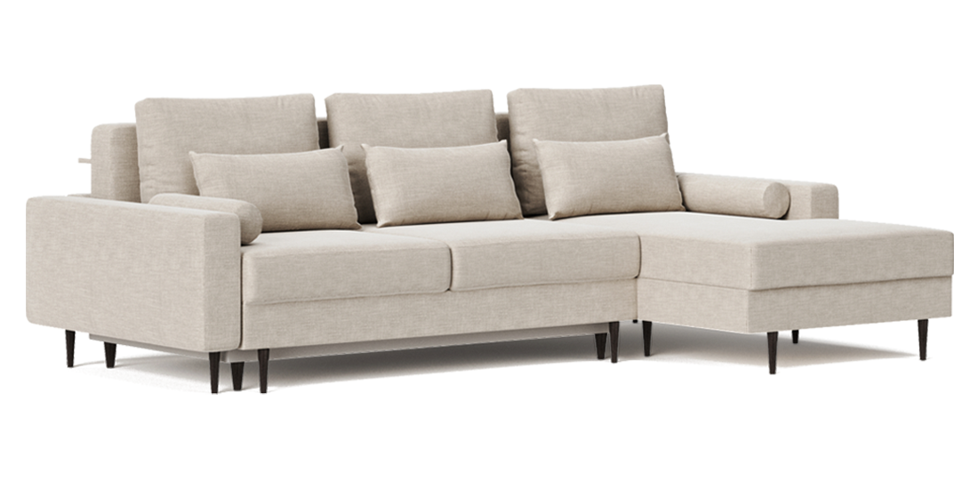 Photo - Cagliari L-shape sofa-bed