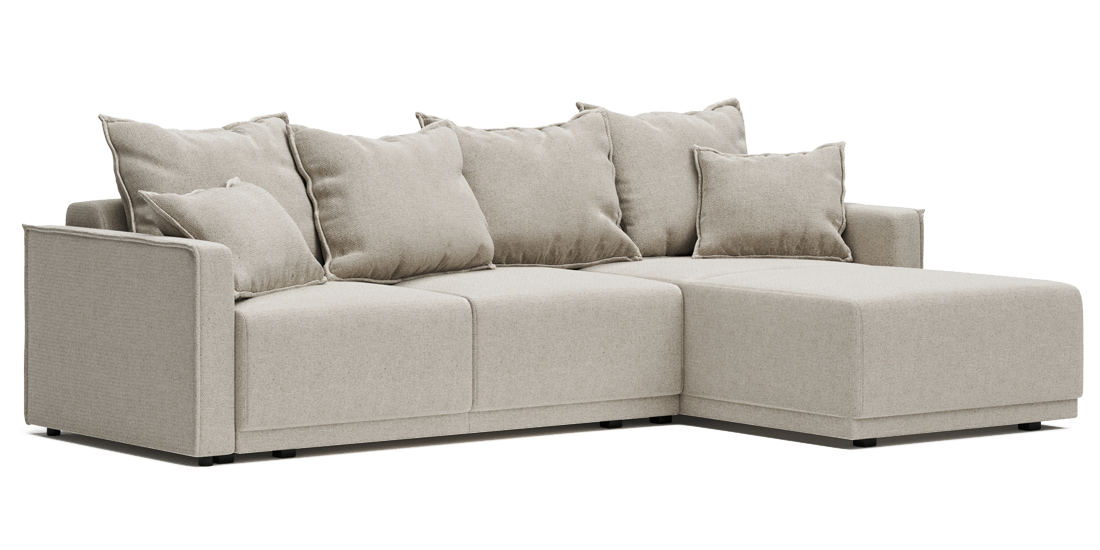 Photo - Jersey L-shape sofa-bed
