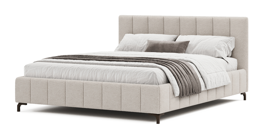 Photo - Luciana 160x200 bed with a niche for linen