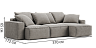 Corner sofas Blest L-shape sofa Hamvi - buy in Blest