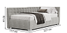 Beds Blest Angely 90x200 bed with a niche for linen - buy in Kyiv