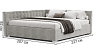 Beds Blest Angely 180x200 bed with a niche for linen - buy in Kyiv