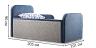 Baby beds Blest Kids Children's bed Be Together! 90x190L with extra bed - buy in Kyiv