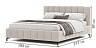 Beds Blest Luciana bed 180x200 with a niche for linen - buy in Kharkov