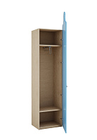 Photo №2 - Children's wardrobe-house Amsterdam with shelves A-05