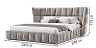 Beds Individual premium Alicante bed 180x200 with  storage - buy in Kyiv