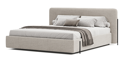 Photo №1 - Slavia Steel 160x200 bed with a niche for linen