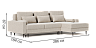 Corner sofas Blest Cagliari L-shape sofa-bed - buy in Kyiv