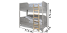 Baby beds Blest Kids Children's bed Be Stars 80x160L - factory