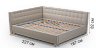 Ліжка Blest Ліжко Анжелі 160х200 з нішею для білизни - купити в Blest