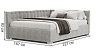 Beds Blest Angely 140x200 bed with a niche for linen - buy in Kyiv