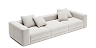 Individual premium sofas Valencia straight sofa - to the living room