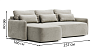 Corner sofas Blest L-shape sofa Veledi - buy in Kyiv