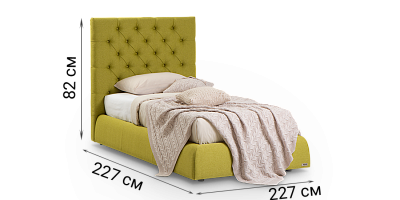 Photo №4 - Bed Beatrice 90x200 with high legs