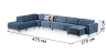 Individual premium sofas Javier sectional sofa with recliner - to the living room