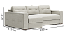 Corner sofas Blest Barry M L-shape sofa-bed with narrow arms - buy in Blest