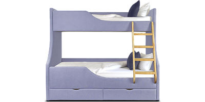 Photo №4 - Diletta bunk bed for children with a niche for linen