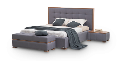 Photo №1 - Nicole bed 180x200 with a niche for linen