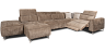 Individual premium sofas Javier sectional sofa with recliner - to the living room