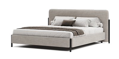 Photo №1 - Bed Slavia Wood 160x200 on high legs
