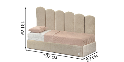 Photo №4 - Children's bed Agatha 80x190R with a niche for linen