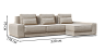 Corner sofas Blest Terni L-shape sofa-bed - buy in Blest