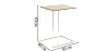 Accessories Coffee table Este beige - to the living room