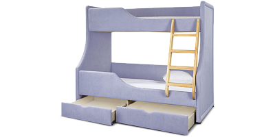 Photo №2 - Diletta bunk bed for children with a niche for linen