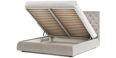 Photo №2 - Bed Beatrice 140x200 with a niche for linen