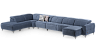 Individual premium sofas Javier sectional sofa with recliner - buy in Blest