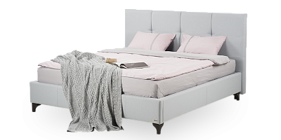 Photo №1 - Michele H 200x200 bed with high legs and a niche for linen