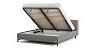 Beds Blest Ember Н180x200 bed with a niche for linen - wooden