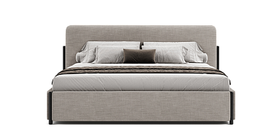 Photo №4 - Slavia Wood 160x200 bed with a niche for linen