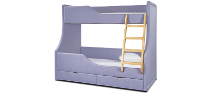 Photo №1 - Diletta bunk bed for children with a niche for linen
