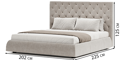 Photo №4 - Bed Beatrice 180x200 with a niche for linen