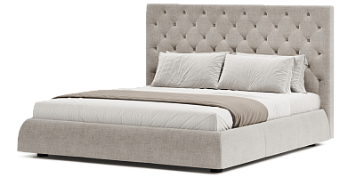 Photo №1 - Bed Beatrice 200x200 with a niche for linen