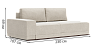 2-3 seaters sofas Blest BL 102 Linear Sofa with Arm and Extended Terminal - buy in Kyiv